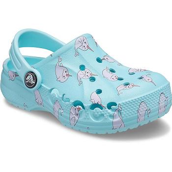 Crocs Baya Graphic Clog Modre - Detske Dreváky